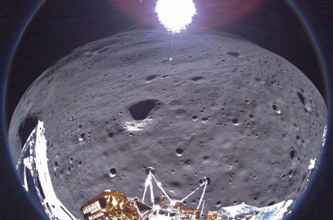 El Módulo Lunar Odysseus Transmite una Foto Conmovedora del Planeta Tierra